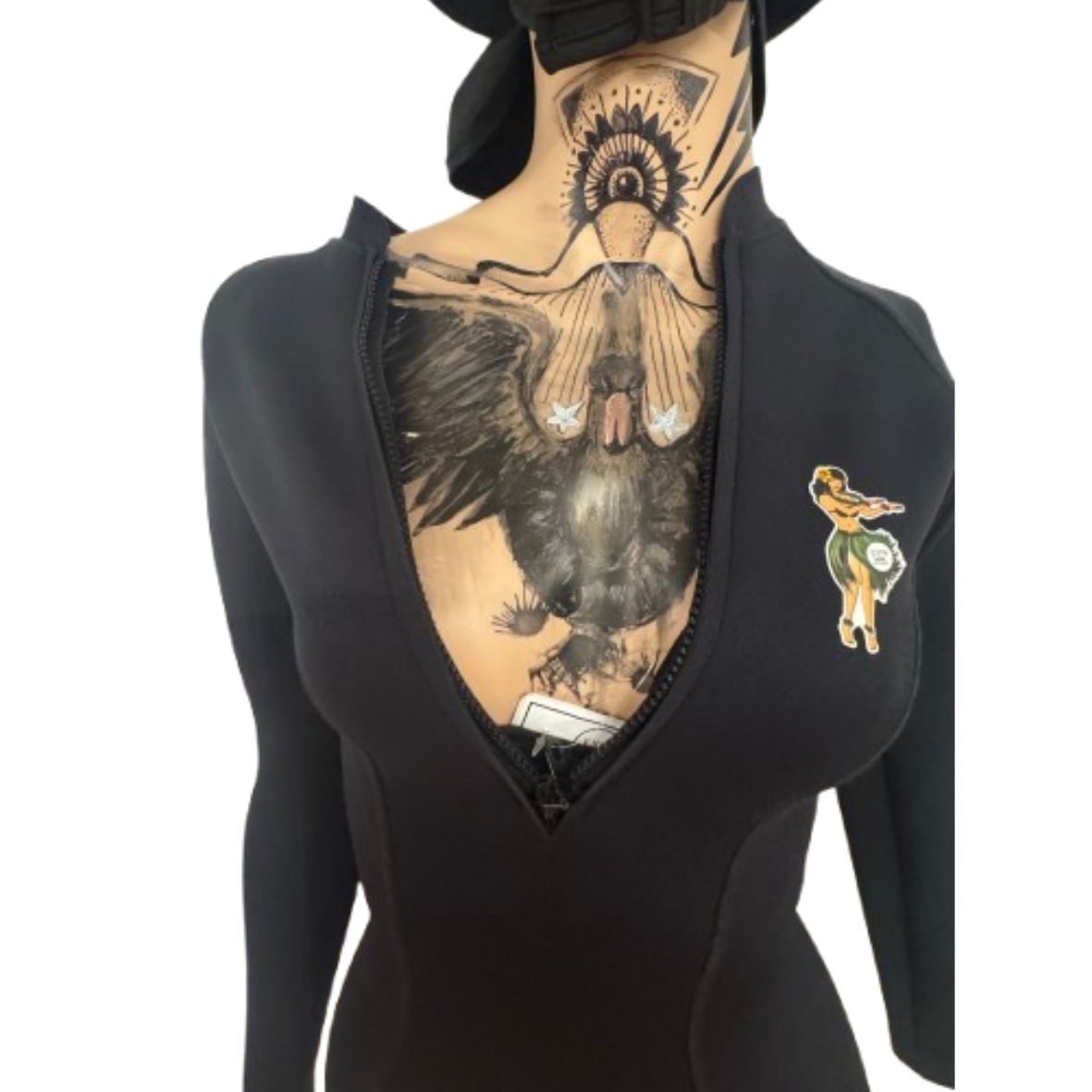 KYMA 2mm Neoprene One-Piece LS Surf Suit // Black - Image 5