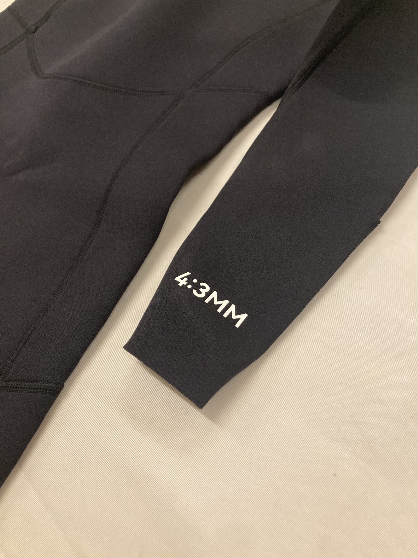 KYMA Fullsuit Basic Line Thermo 4/3 mm Back Zip (2.0) // Black - Image 6