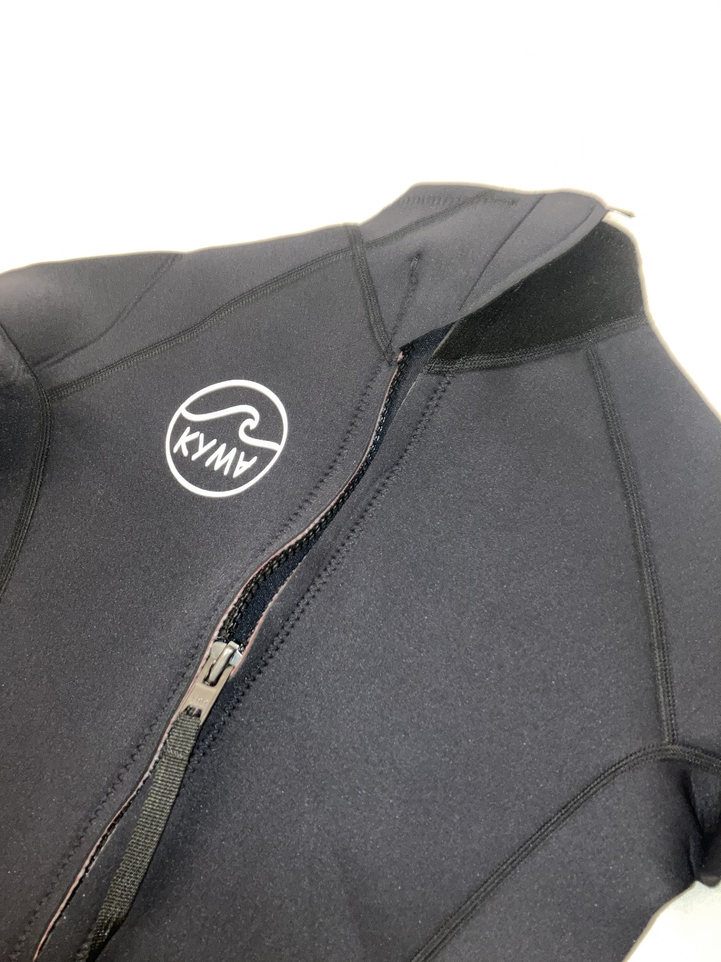 KYMA Fullsuit Basic Line Thermo 4/3 mm Back Zip (2.0) // Black - Image 4