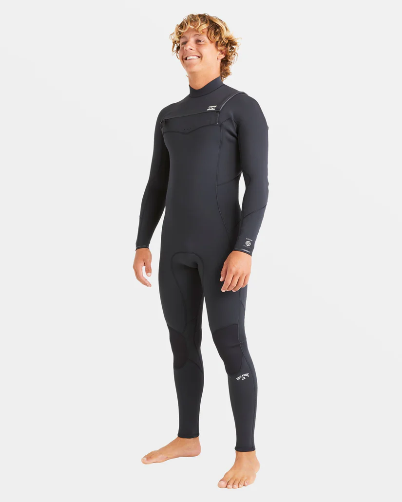 BILLABONG 4/3mm Absolute Natural Upcycler GBS Chest Zip Wetsuit - Image 7