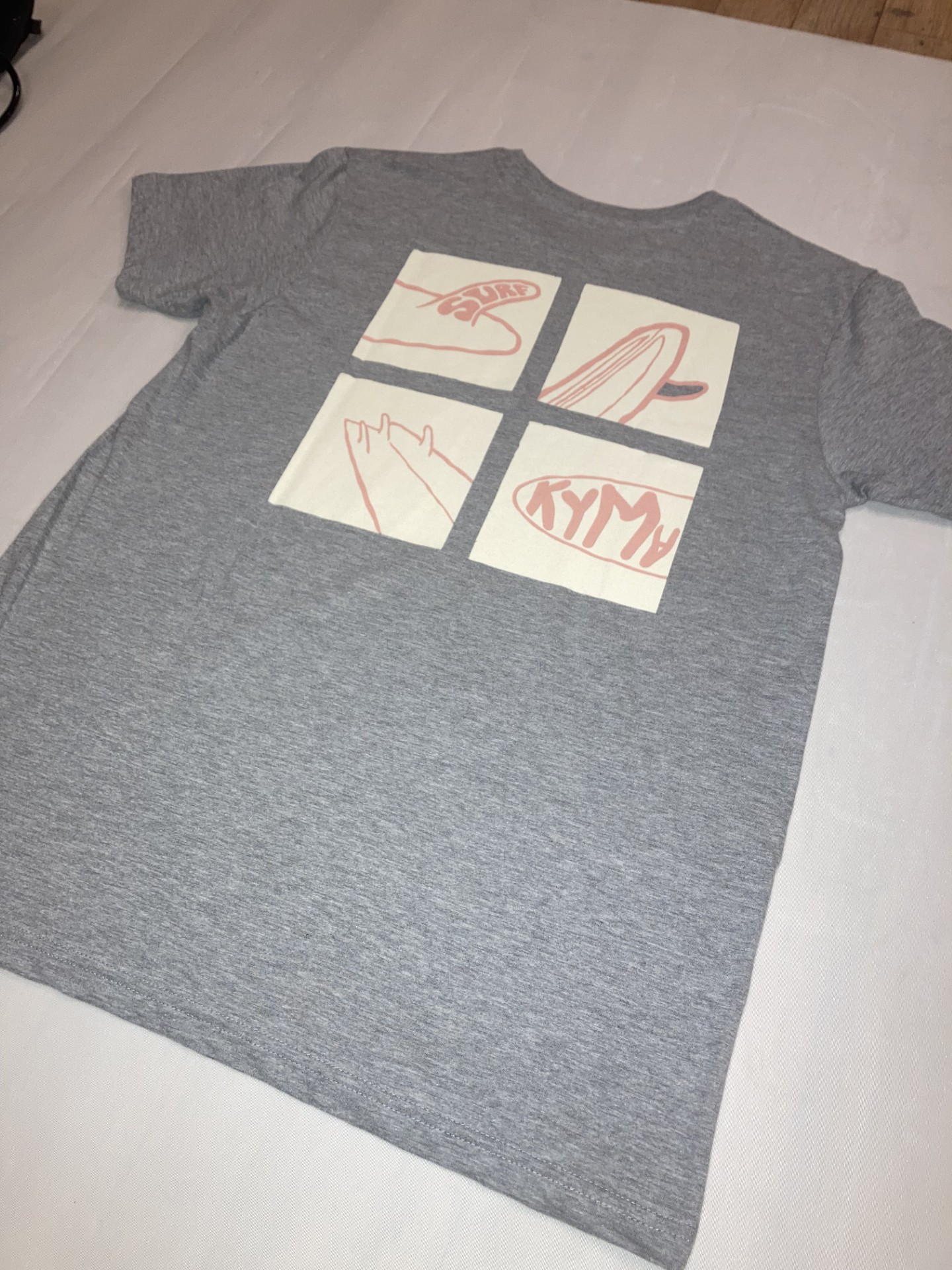 Kyma Surf Tshirt // Grey - Image 4