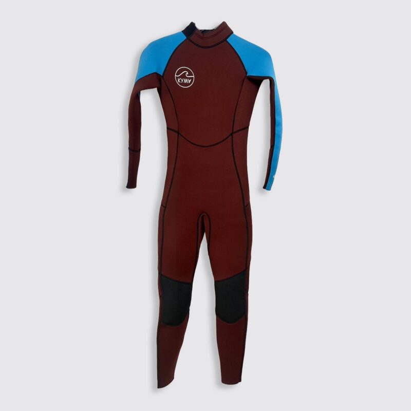 KYMA Women's Fullsuit 4/3mm BZ Jaco Neoprene Thermo // Burgundy-Blue