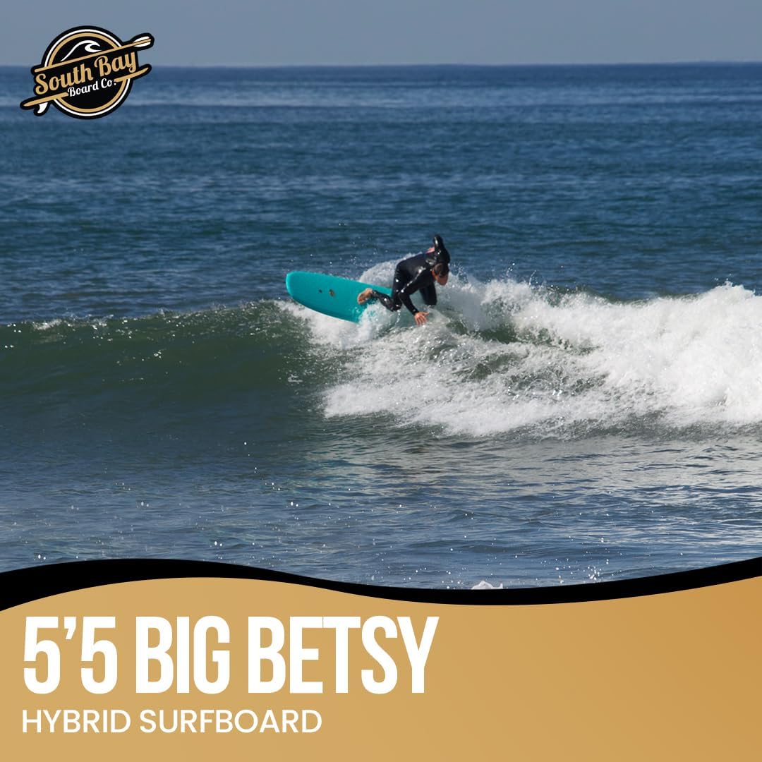 SOUTHBAYBOARDCO Big Betsy Hybrid Surfboard 5′,5″ - Image 7