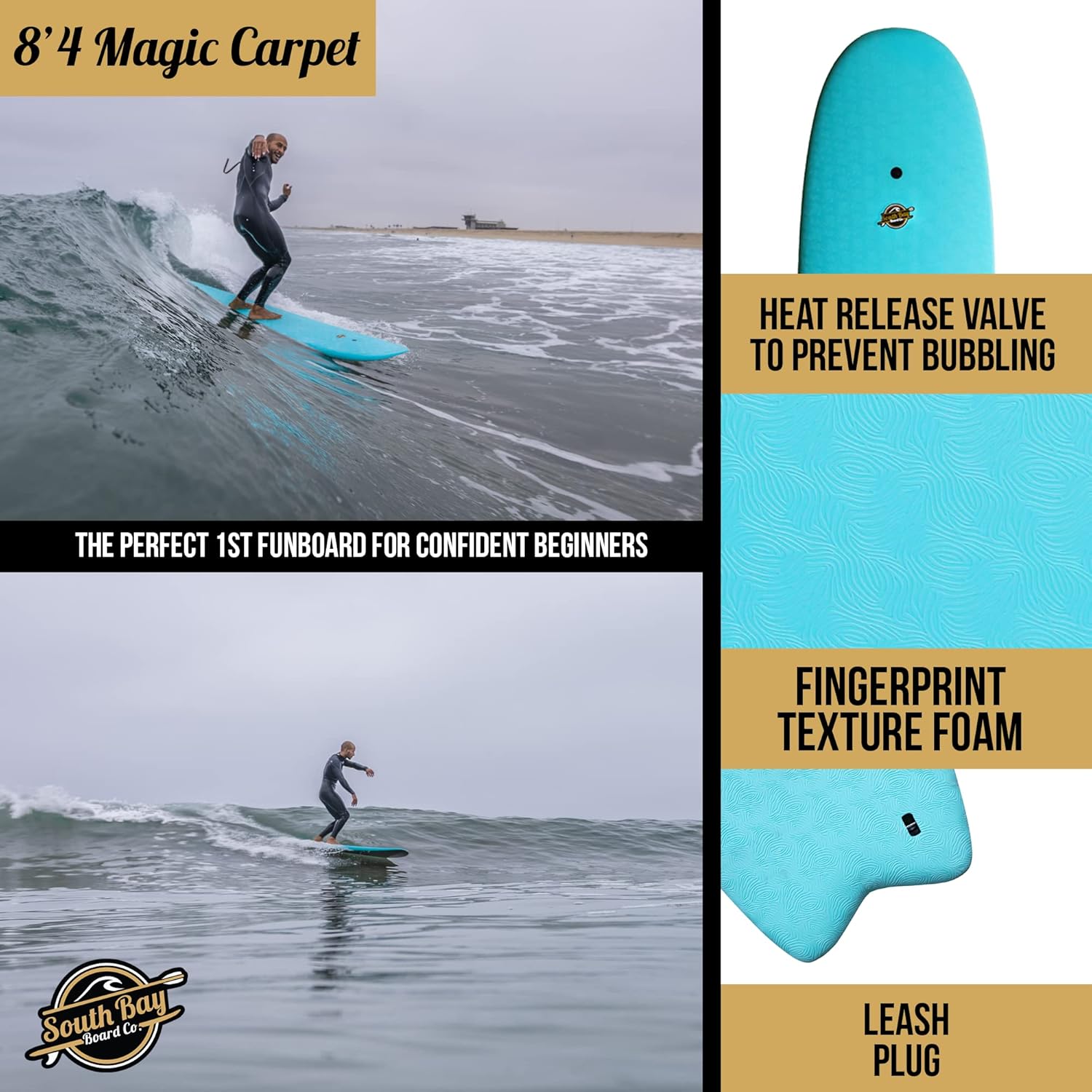 SOUTHBAYBOARDCO Magic Carpet Hybrid MiniLog 8′,4″ - Image 3